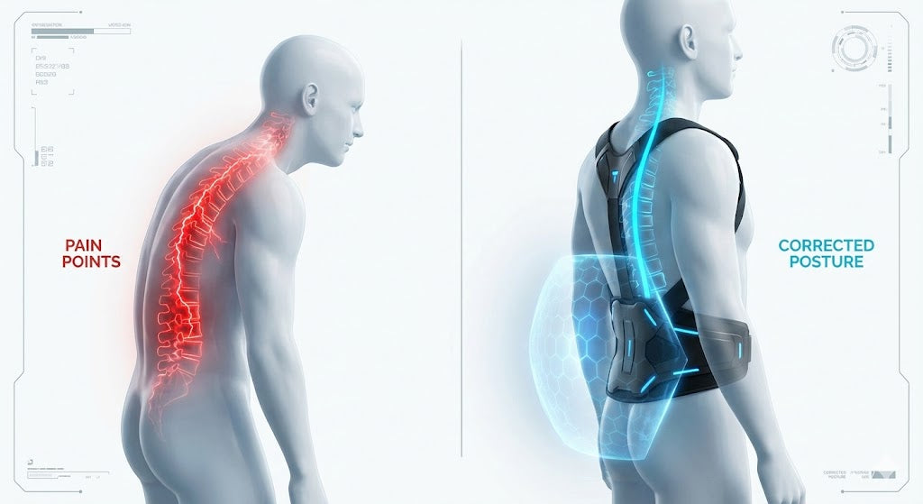 Adline Active™ Magnetic Posture Corrector – The 21-Day Spine Transformation Kit